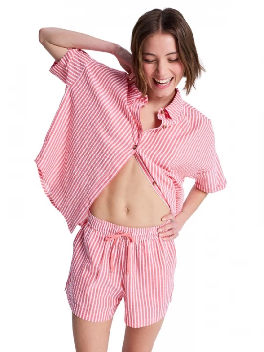 Obrázek produktu ROXY Kalhoty 'Lekeitio' pink / bílá