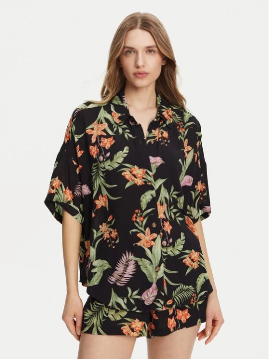 Obrázek produktu Roxy Košile Beach Nostalgia ERJWT03680 Černá Relaxed Fit