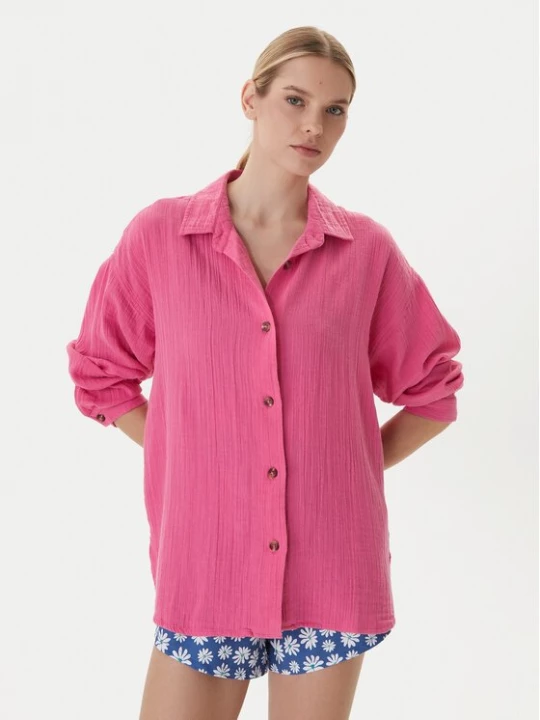 Obrázek produktu Roxy Košile Morning Shine ERJWT03739 Růžová Loose Fit