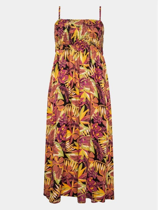 Obrázek produktu Roxy Letní šaty Remember Sun Wvsk ERJWK03146 Šedá Slim Fit