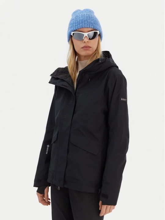 Obrázek produktu Roxy Lyžařská bunda Gore-Tex Stormday ERJTJ03507 Černá Tailored Fit