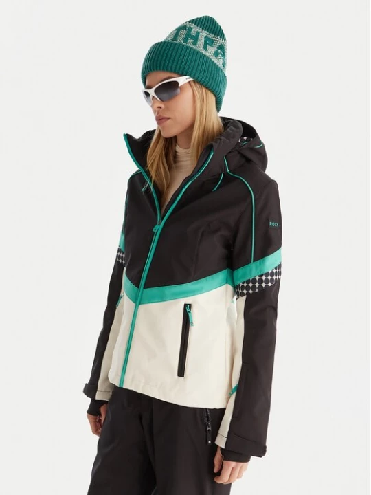 Obrázek produktu Roxy Lyžařská bunda Peak Chic Softshell Jk ERJTJ03512 Černá Slim Fit