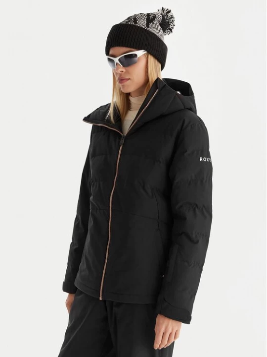 Obrázek produktu Roxy Lyžařská bunda Snowhill Puffy JK ERJTJ03535 Černá Tailored Fit