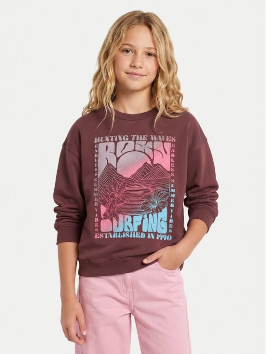 Obrázek produktu Roxy Mikina Lineup Brushed ERGFT04021 Hnědá Oversize