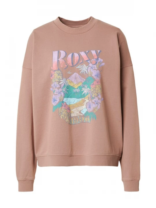 Obrázek produktu ROXY Mikina 'Lineup' mokka / tmavě žlutá / nefritová / šeříková