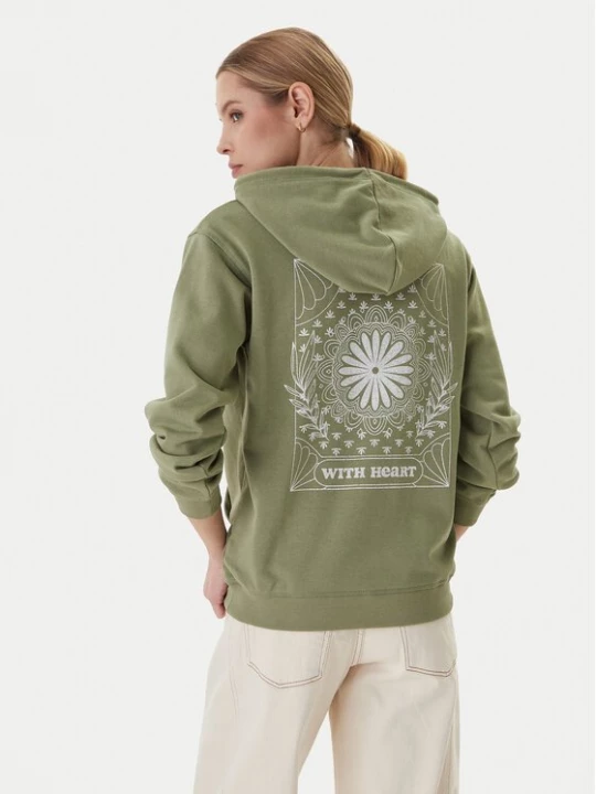 Obrázek produktu Roxy Mikina Surf Stoked Terry Vint ERJFT05062 Khaki Relaxed Fit