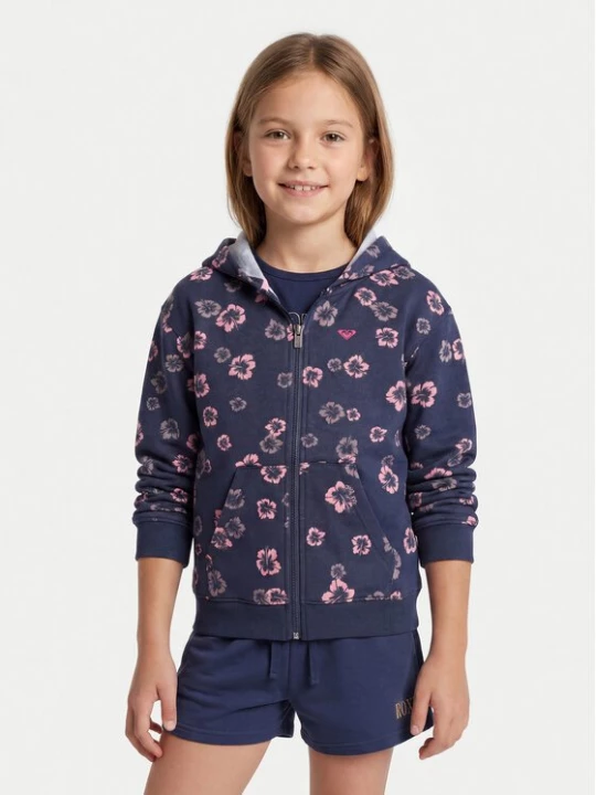 Obrázek produktu Roxy Mikina Twenty Five Miles ERGFT04024 Tmavomodrá Relaxed Fit