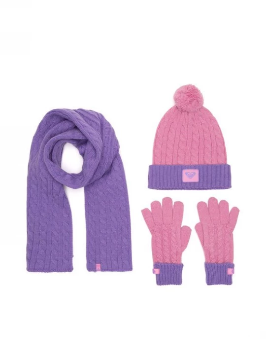 Obrázek produktu Roxy Sada čepice, šála a rukavice RX-KF-001-AW24 Fialová
