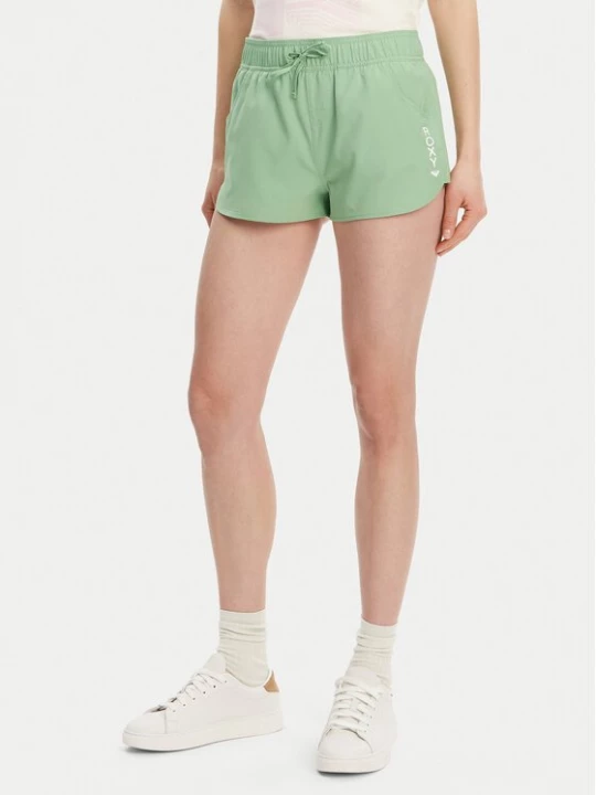 Obrázek produktu Roxy Šortky z materiálu ERJBS03298 Zelená Regular Fit