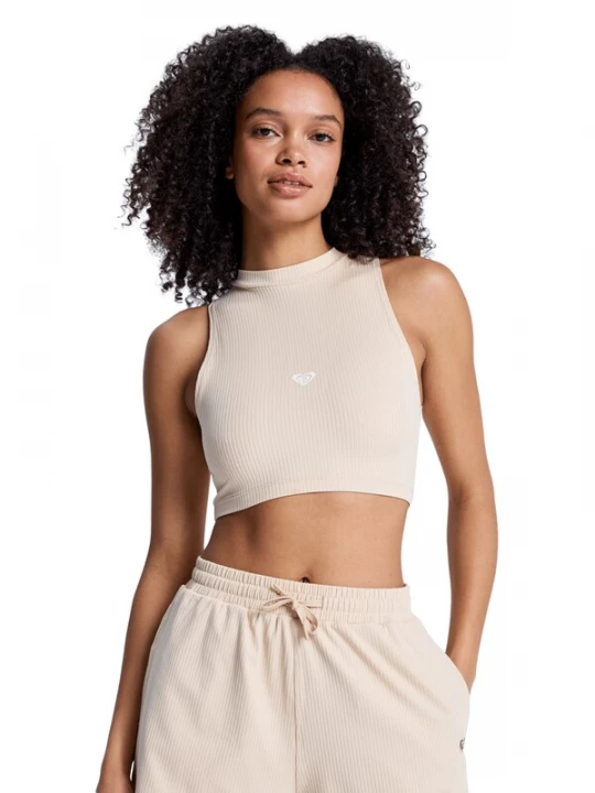 Obrázek produktu ROXY Sportovní top 'Rise & Vibe' béžová / bílá