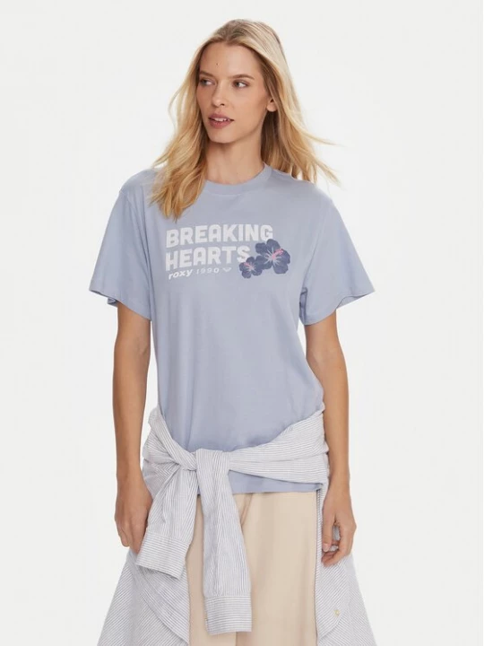 Obrázek produktu Roxy T-Shirt Hangloose The Sky ERJZT06020 Modrá Regular Fit