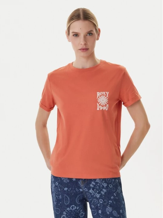 Obrázek produktu Roxy T-Shirt Oceanregular ERJZT06110 Oranžová Regular Fit