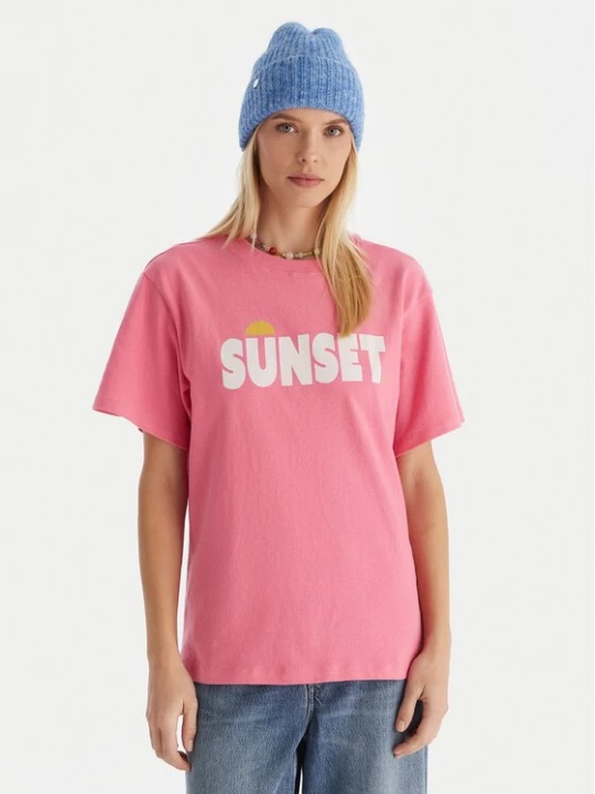 Obrázek produktu Roxy T-Shirt Sunnyoversize Easy ERJZT06033 Růžová Oversize