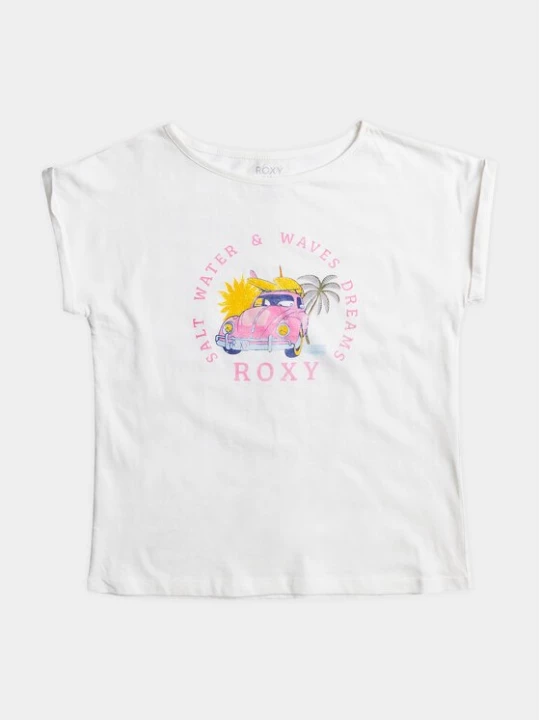Obrázek produktu Roxy T-Shirt Trouble Fr Me A Tees ERGZT03994 Bílá Regular Fit