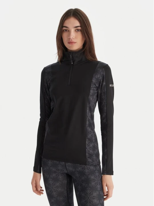 Obrázek produktu Roxy Termoprádlo vrchní části Daybreak Brushed Half Zip ERJLW03054 Černá Slim Fit