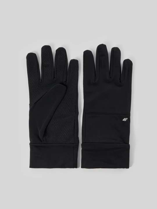 Obrázek produktu Unisex pletené rukavice Touch Screen - černé 4F