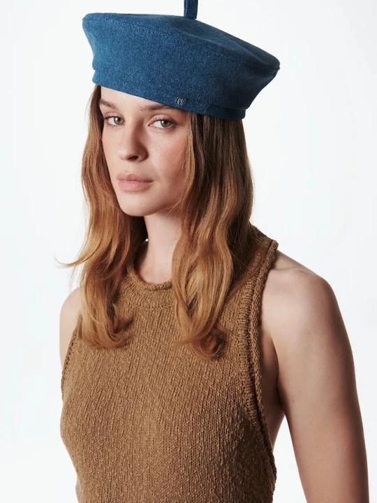Obrázek produktu RUSLAN BAGINSKIY Bavlněný baret Ruslan Baginskiy Beret modrá