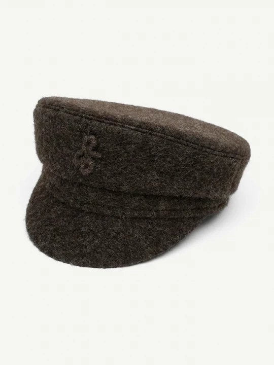 Obrázek produktu RUSLAN BAGINSKIY bekovka dámská s vlnou Wool-blend Cap hnědá