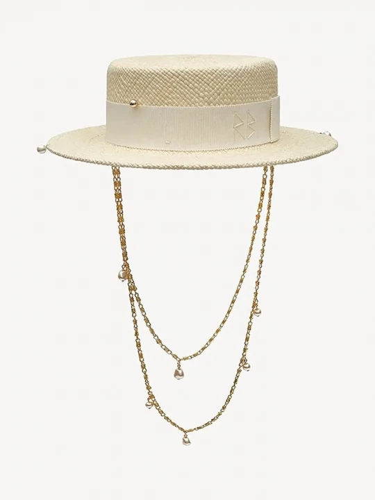 Obrázek produktu RUSLAN BAGINSKIY Klobouk Ruslan Baginskiy Boater Hat