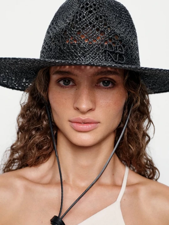 Obrázek produktu RUSLAN BAGINSKIY Klobouk Ruslan Baginskiy Fedora Hat černá