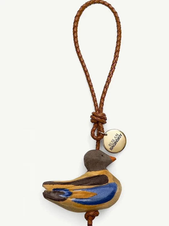 Obrázek produktu RUSLAN BAGINSKIY přívěsek Ruslan Baginskiy Bag Charm: Duck béžová