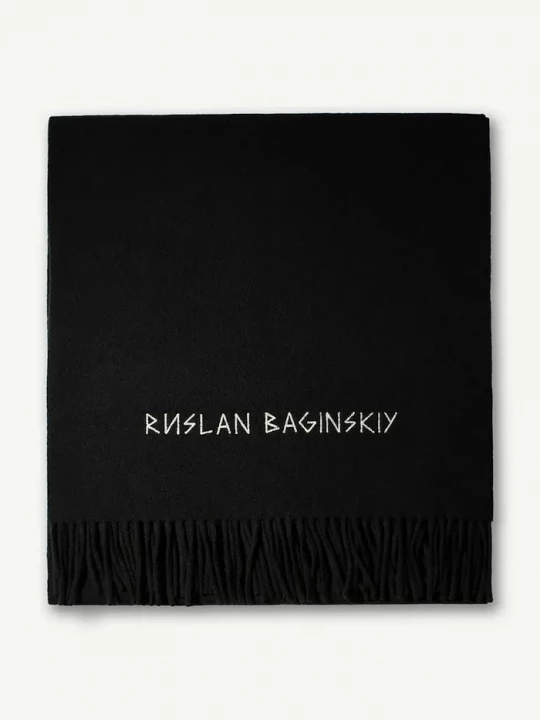 Obrázek produktu RUSLAN BAGINSKIY šála dámská vlněná Wool Scarf černá