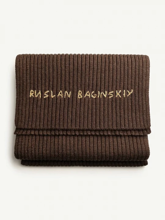 Obrázek produktu RUSLAN BAGINSKIY Vlněná šála hnědá