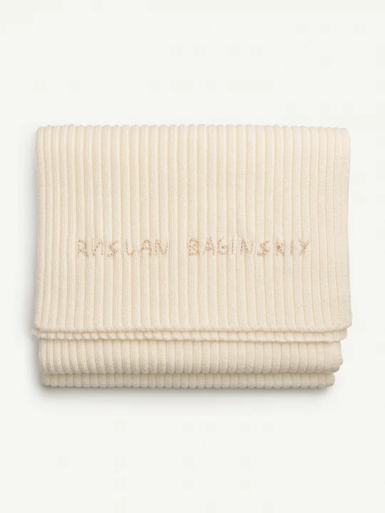 Obrázek produktu RUSLAN BAGINSKIY Vlněná šála Ruslan Baginskiy béžová
