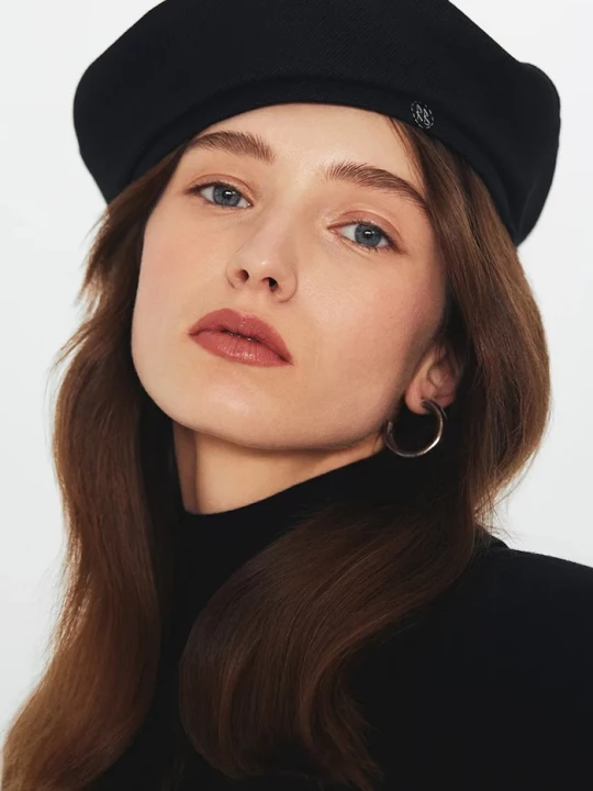 Obrázek produktu RUSLAN BAGINSKIY Vlněný baret Ruslan Baginskiy Beret černá