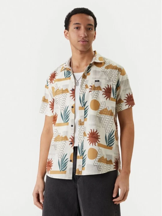 Obrázek produktu RVCA Košile Anytime AVYWT00489 Écru Regular Fit Krémová