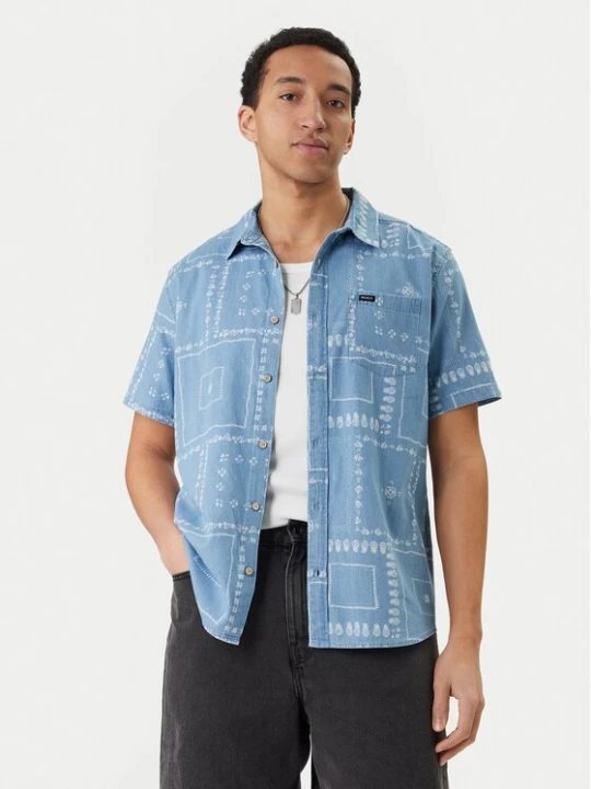 Obrázek produktu RVCA Košile Frame Chambray AVYWT00507 Světle modrá Regular Fit