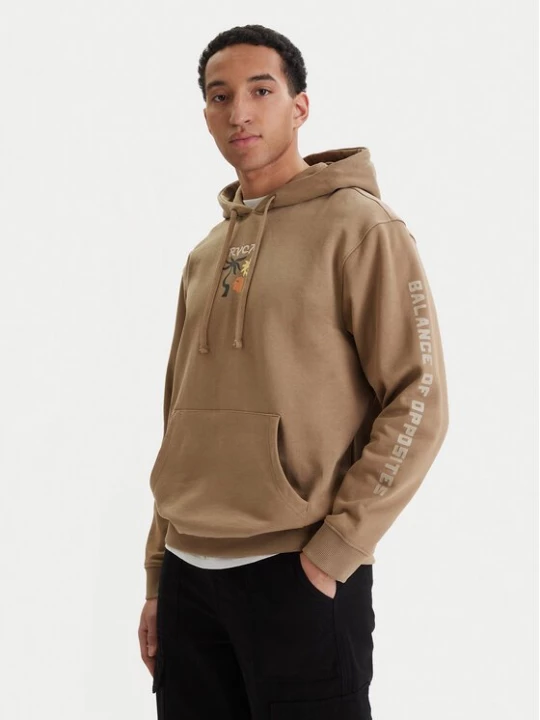 Obrázek produktu RVCA Mikina Deep Think EVYSF00138 Béžová Boxy Fit