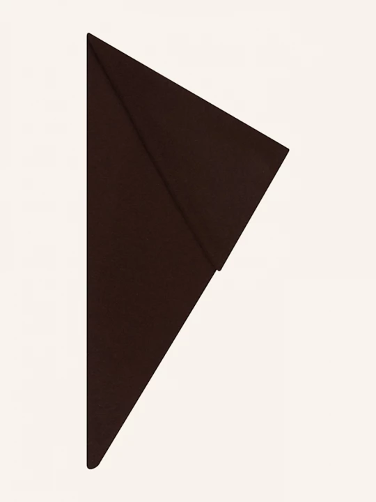 Obrázek produktu S.Marlon Trojúhelníkový Šátek Z Kašmíru tmavě hnědá