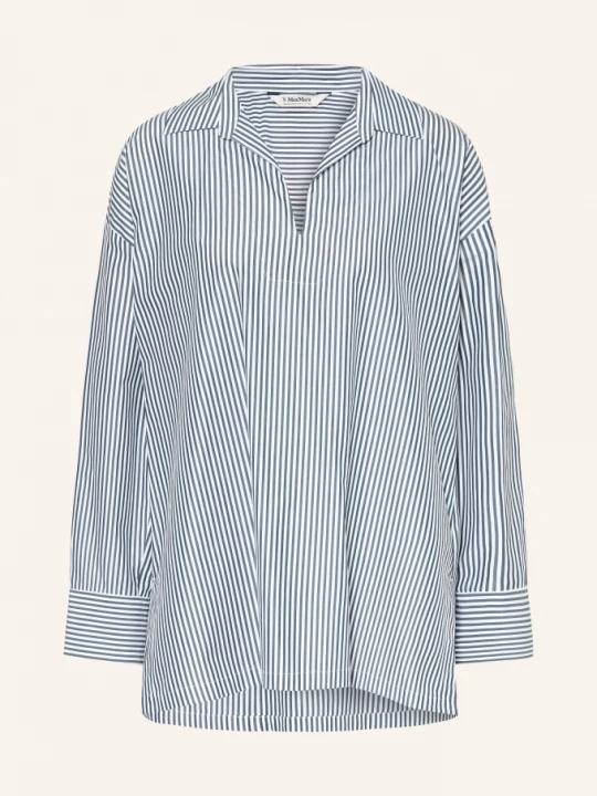 Obrázek produktu S Max Mara Blůza Cristel tmavě zelená / bílá