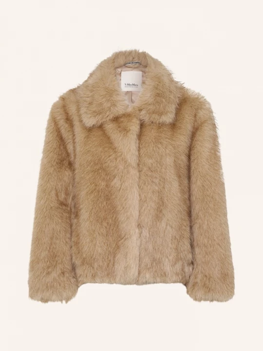 Obrázek produktu S Max Mara Bunda Z Umělé Kožešiny Alce béžová