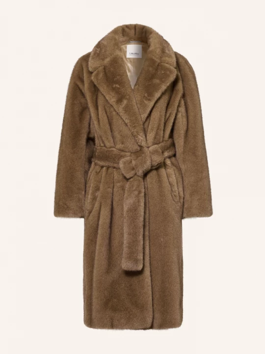 Obrázek produktu S Max Mara Kabát Z Umělé Kožešiny Miss béžová