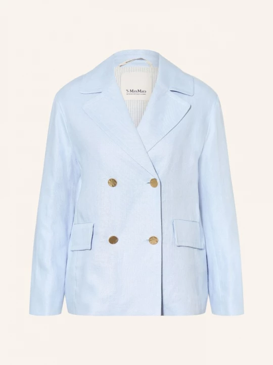Obrázek produktu S Max Mara Lněný Blejzr Avenue tmavě modrá