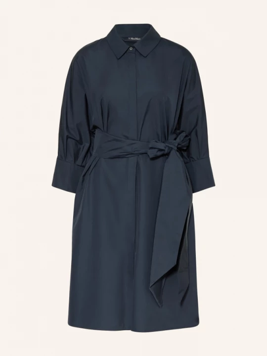 Obrázek produktu S Max Mara Šaty Ve Stylu Košile Tabata S 3/4 Rukávy tmavě modrá