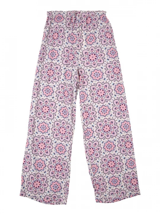 Obrázek produktu s.Oliver Kalhoty krémová / lenvandulová / pink