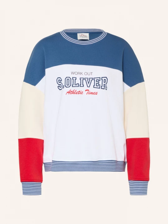 Obrázek produktu S.Oliver Mikiny modrá / červená / bílá