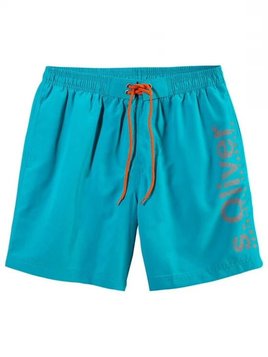 Obrázek produktu s.Oliver Plavecké šortky  aqua modrá / oranžová
