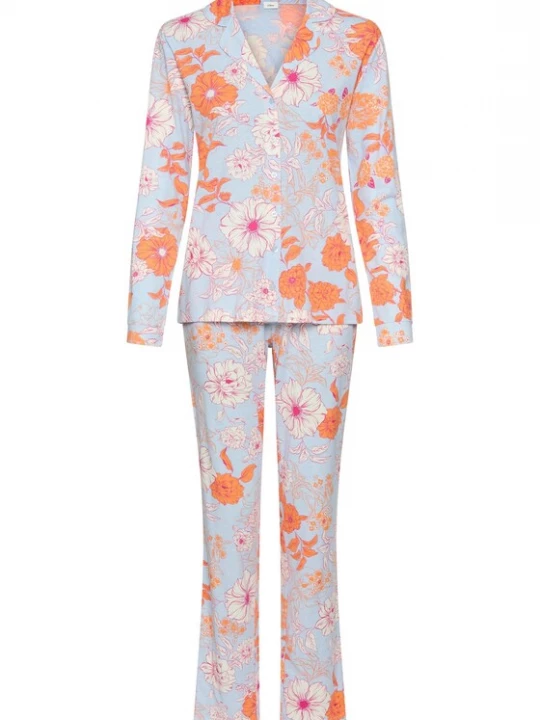 Obrázek produktu s.Oliver Pyžamo světlemodrá / oranžová / pink / bílá