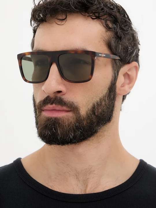 Obrázek produktu Saint Laurent sluneční brýle pánské hnědá