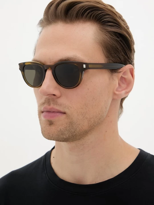 Obrázek produktu Saint Laurent sluneční brýle pánské zelená