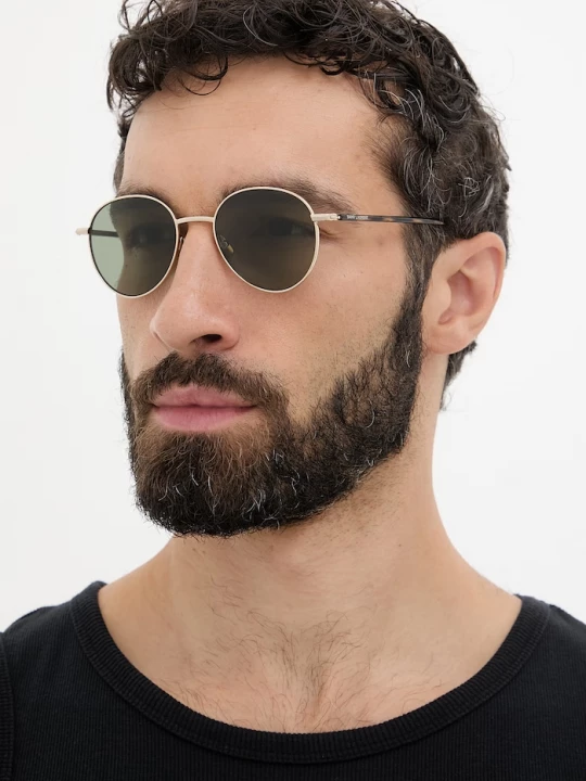 Obrázek produktu Saint Laurent sluneční brýle pánské zlatá