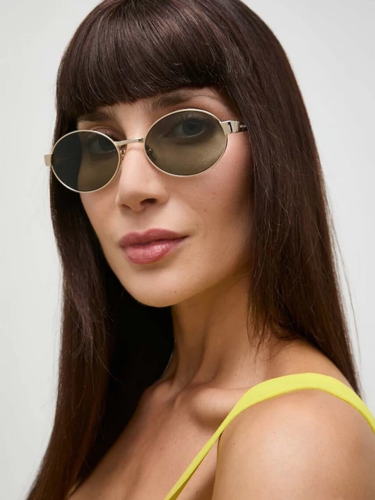Obrázek produktu Saint Laurent sluneční brýle dámské zlatá