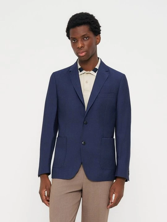 Obrázek produktu Sako Barbour melírovaná tmavě modrá