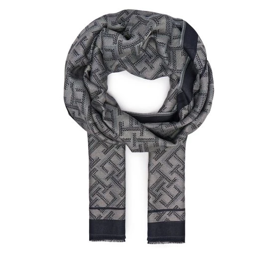Obrázek produktu Šál Tommy Hilfiger Th Monologo AW0AW19115 Tmavomodrá