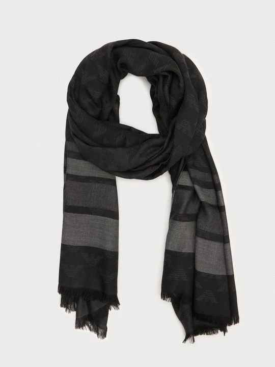 Obrázek produktu Šála Emporio Armani antracitová