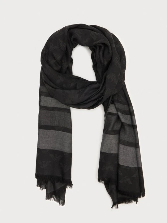 Obrázek produktu Šála Emporio Armani antracitová